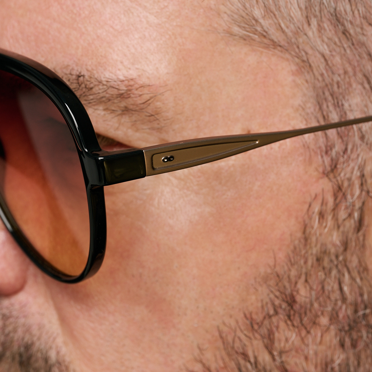 Paris Metal Negro Brillo Lente Sunset Degrade