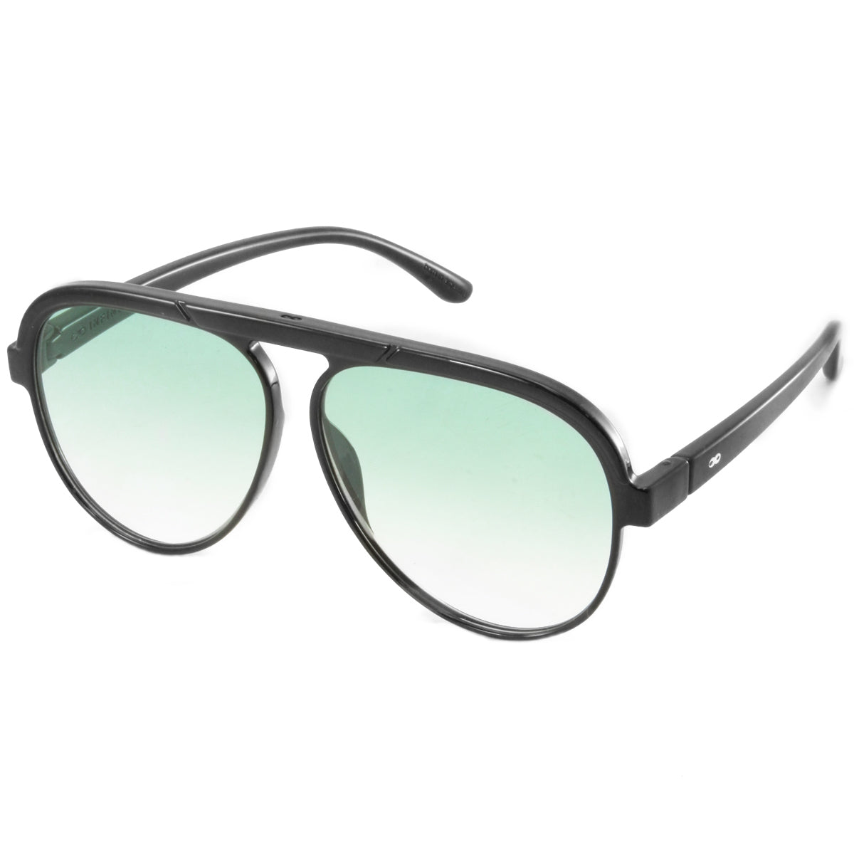 Paris Negro Brillo Lente Verde Degrade