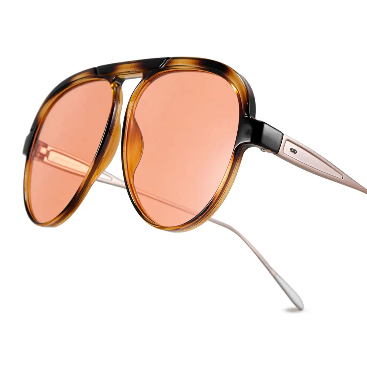 Anteojos De Sol Paris Special Metal Edition Carey Lente Coral