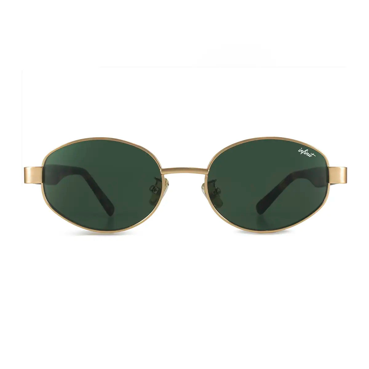 Anteojos De Sol Parma Dorado Lente Verde By Pampita