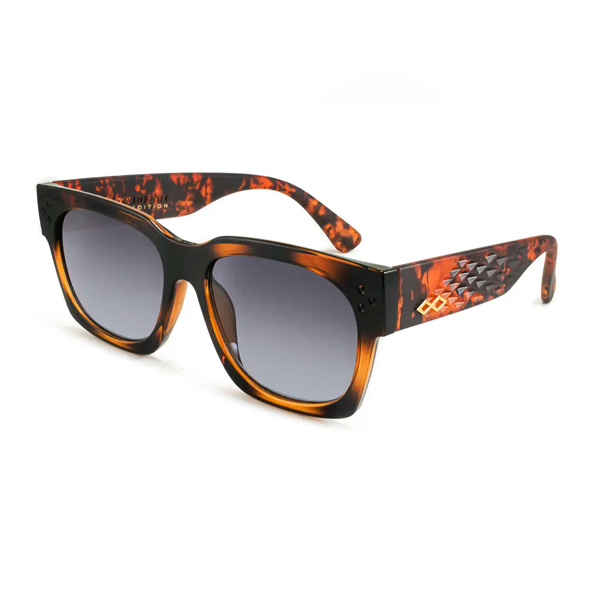 Anteojos De Sol Platon 3D Carey Lente Gris Degrade Edicion Limitada
