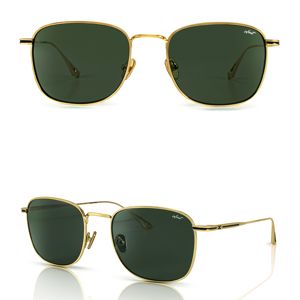 Secchia Dorado Lente Verde