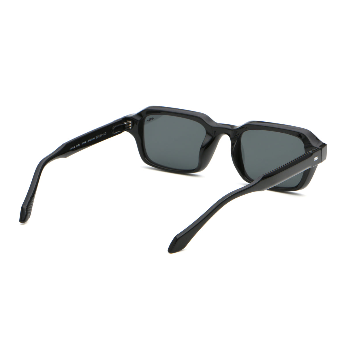 Soho Negro Brillo Lente Gris