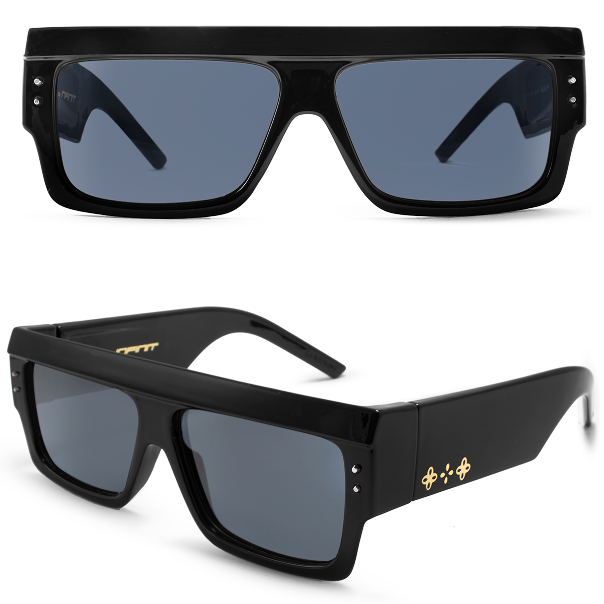 Suzuka Negro Brillo Lente Gris