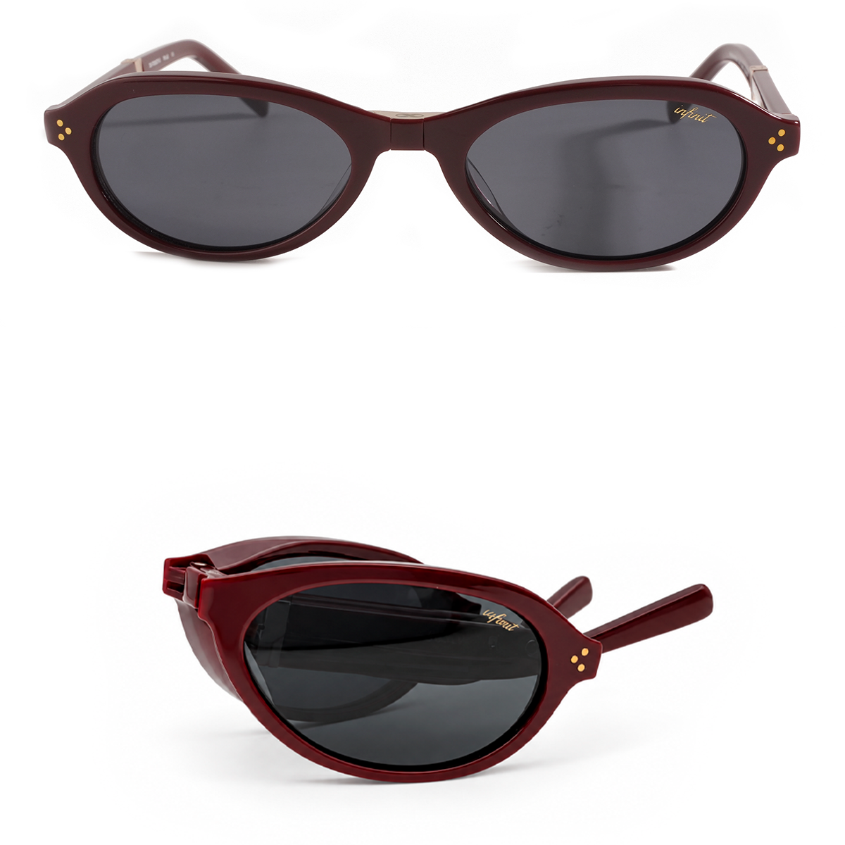 Sway Plegable Bordo Lente Gris
