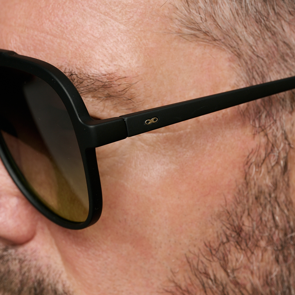 Triple Xxx Negro Mate Lente Verde Musgo