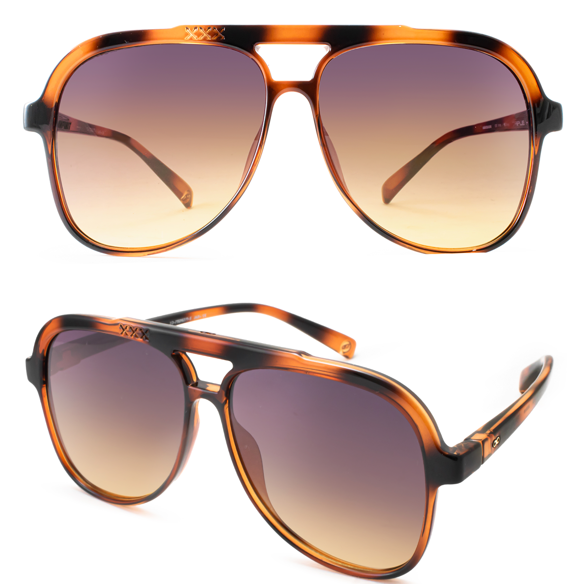 Triple Xxx Carey Lente Ambar Degrade