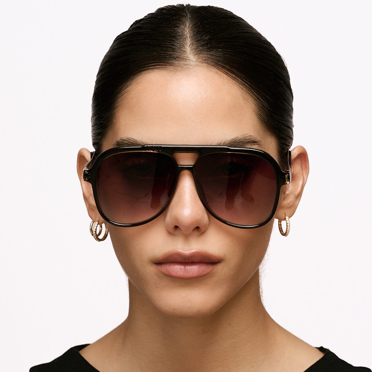 Triple Xxx Metal Translucido Marron Lente Marron Degrade