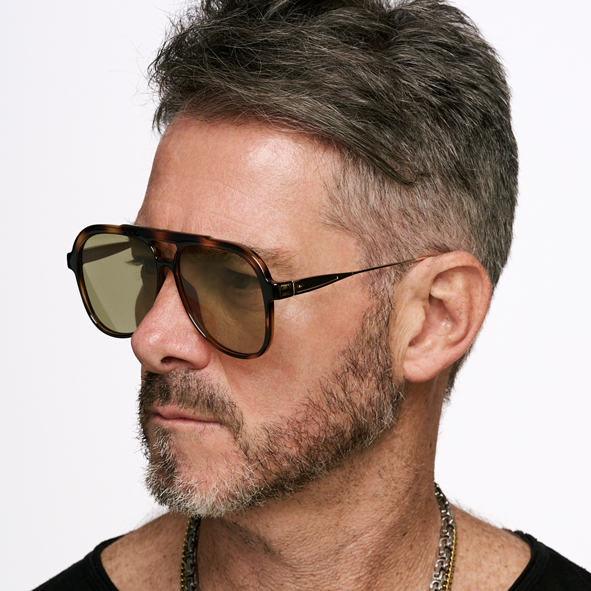 Triple Xxx Metal Carey Lente Verde