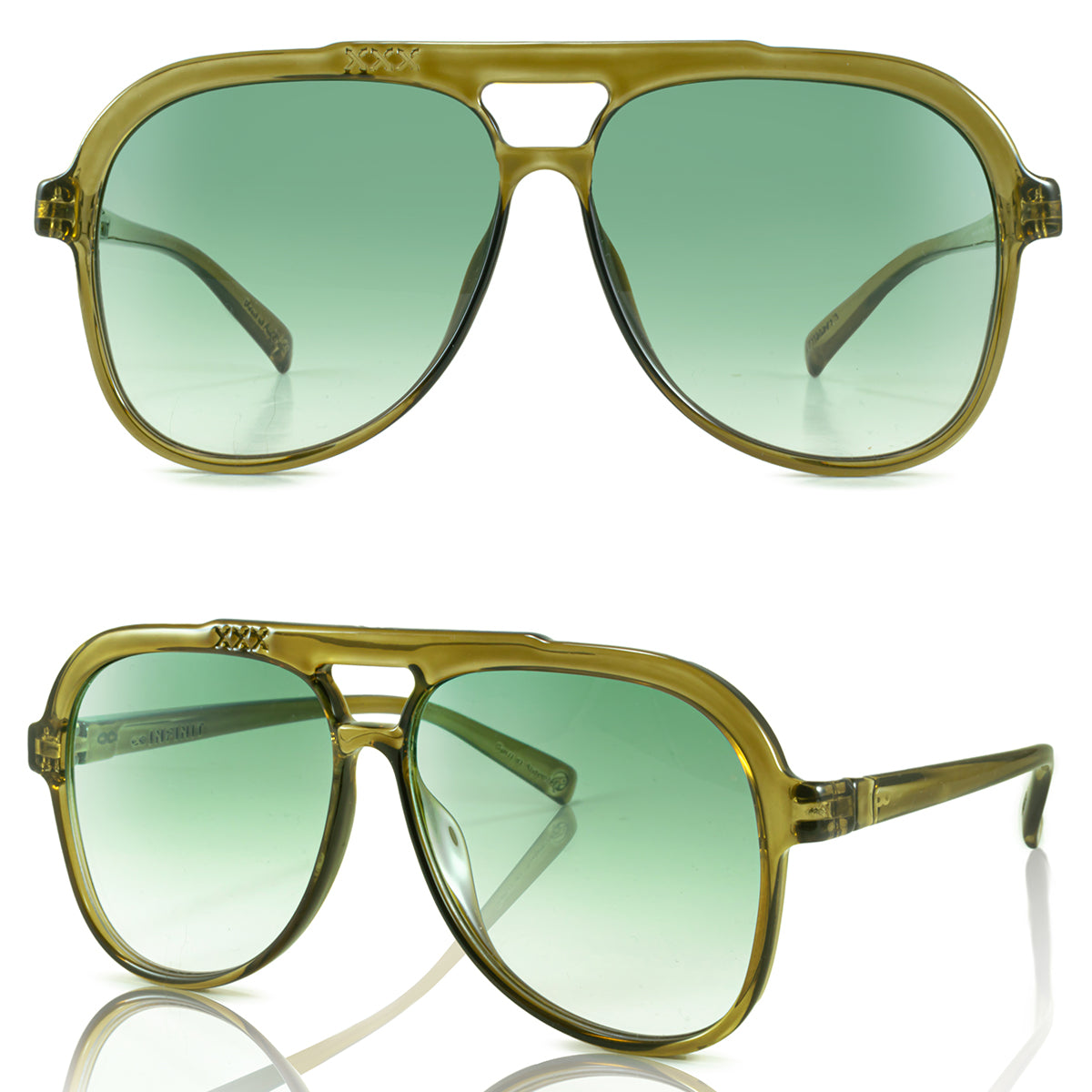 Triple Xxx Oliva Lente Verde Degrade