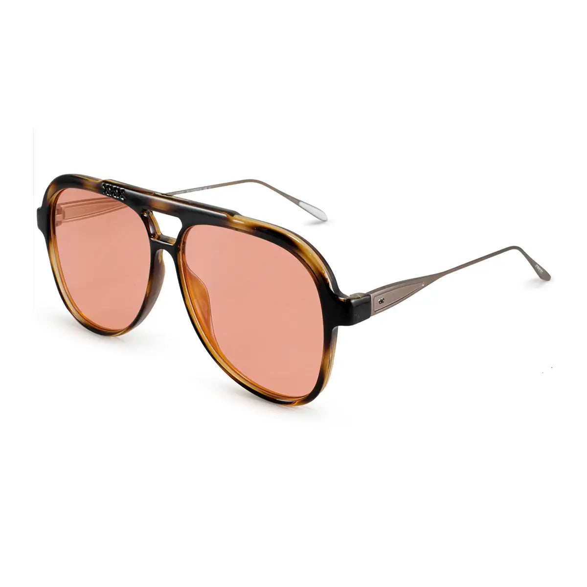 Anteojos De Sol Triple Xxx Special Metal Edition Carey Lente Coral