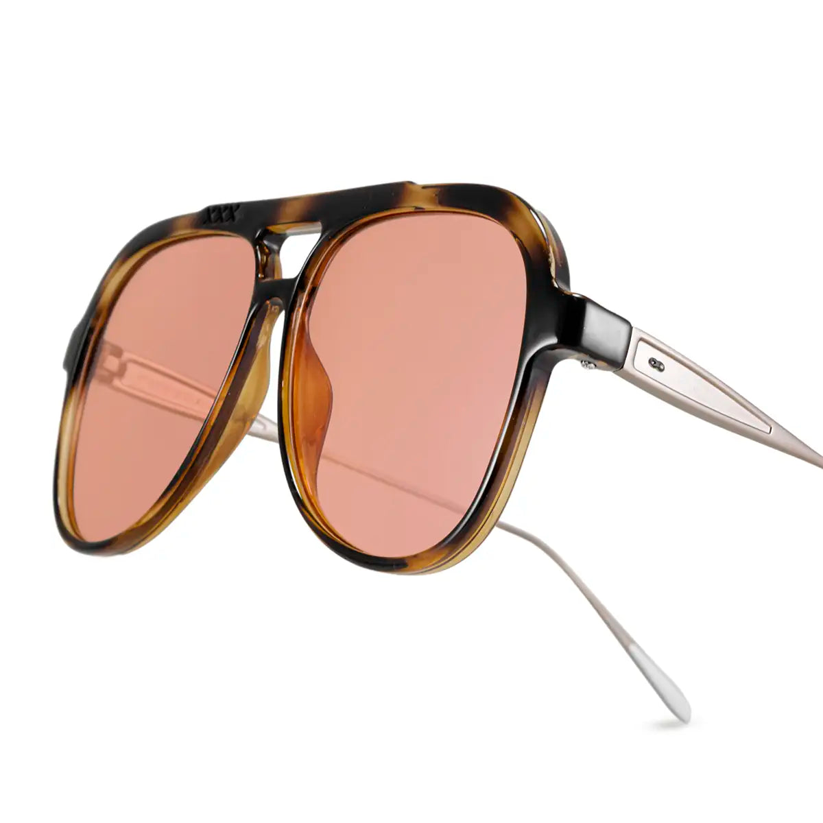 Anteojos De Sol Triple Xxx Special Metal Edition Carey Lente Coral
