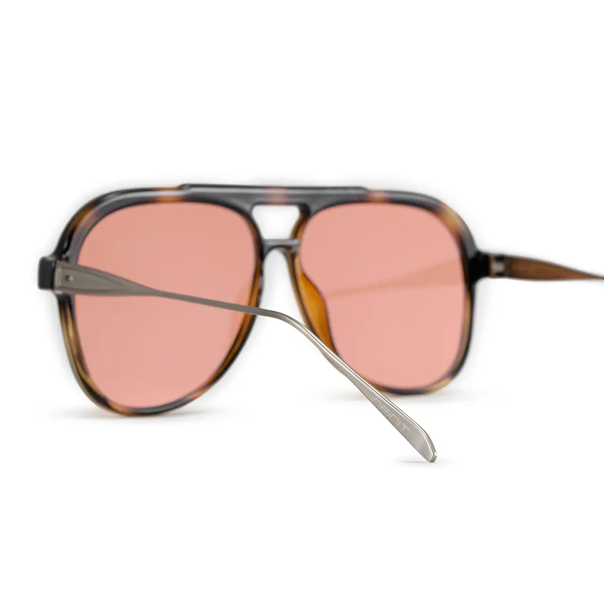 Anteojos De Sol Triple Xxx Special Metal Edition Carey Lente Coral