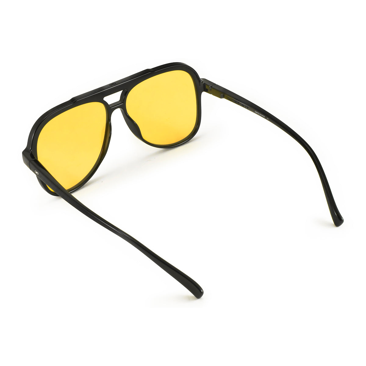 Triple Xxx Negro Brillo Lente Amarillo
