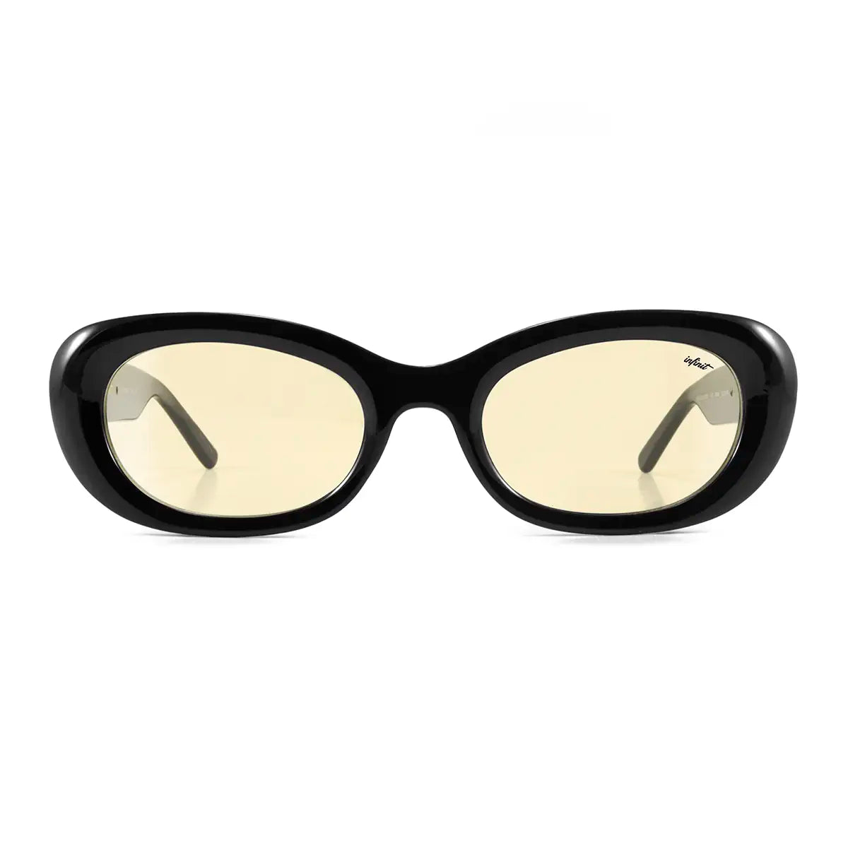 Twiggy Negro Brillo Lente Tostado