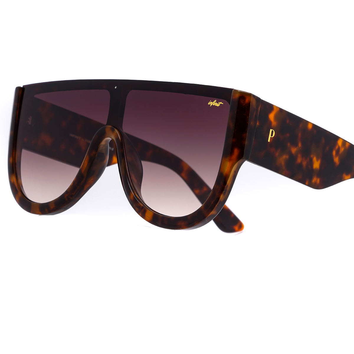 Veleno Carey Lente Marron Degrade By Pampita