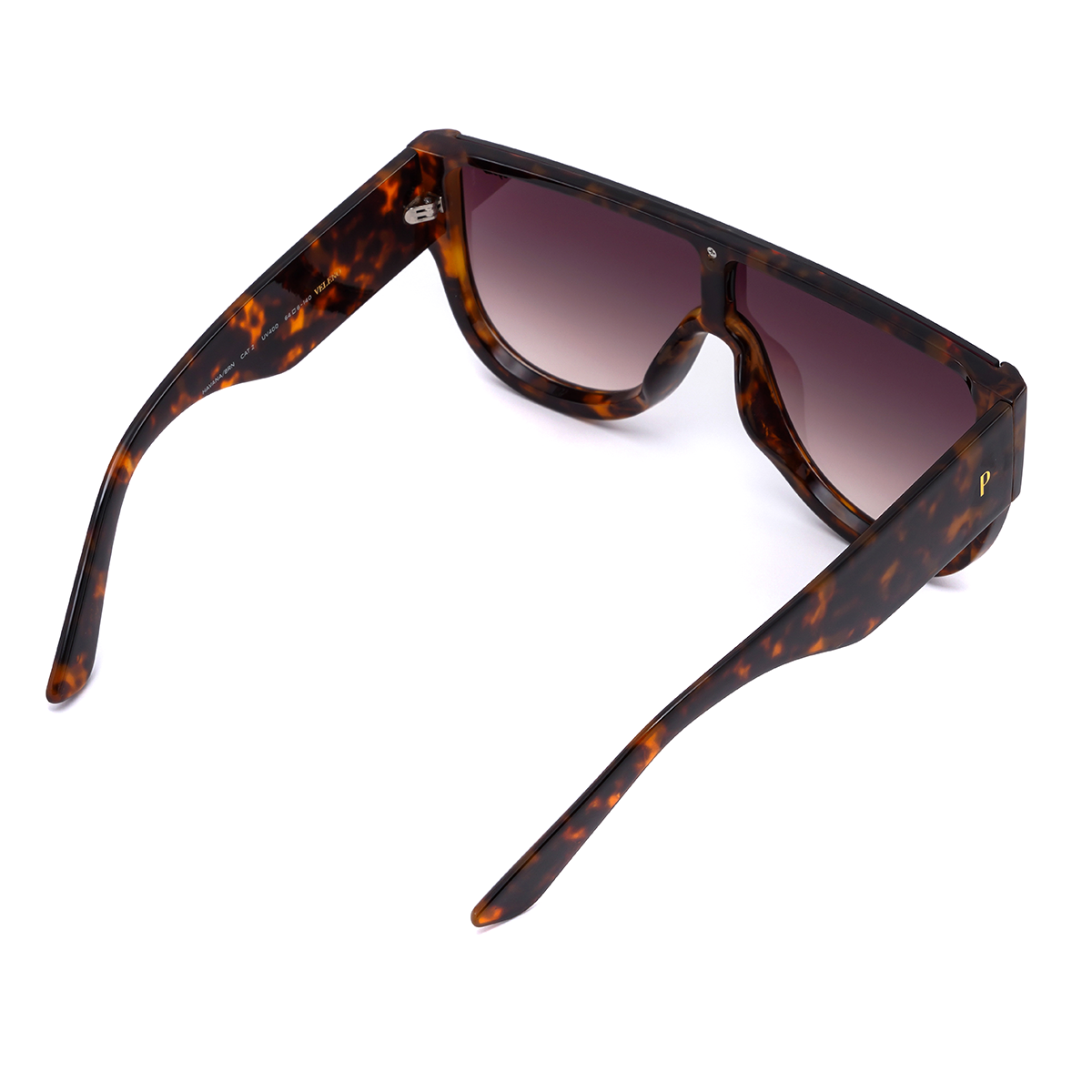 Veleno Carey Lente Marron Degrade By Pampita