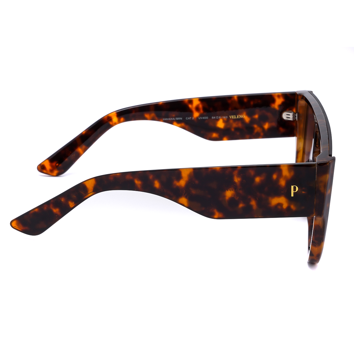 Veleno Carey Lente Marron Degrade By Pampita