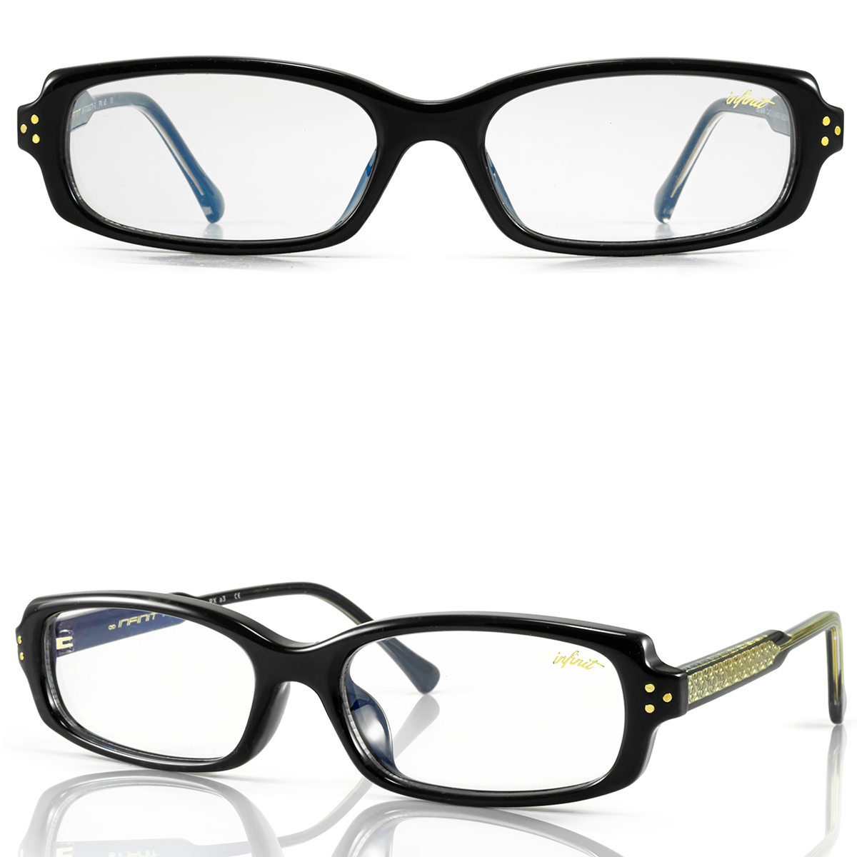 Anteojos Filtro Luz Azul Virgil Negro Brillo con Antireflejo