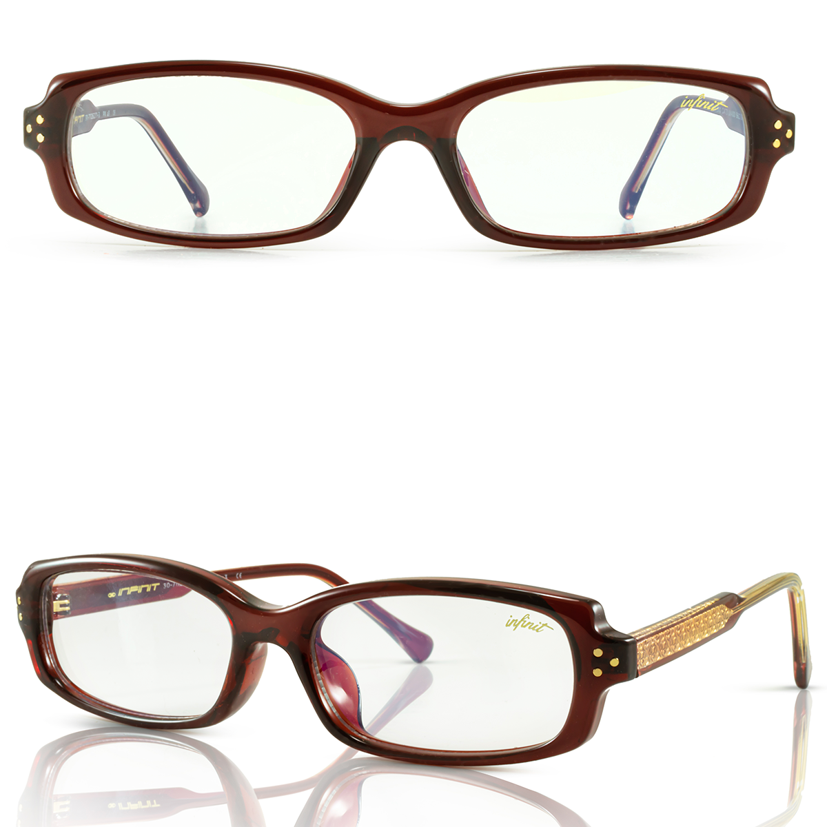 Anteojos Filtro Luz Azul Virgil Bordo con Antireflejo