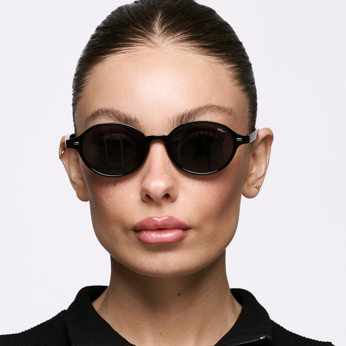 Vizu Negro Brillo Lente Gris