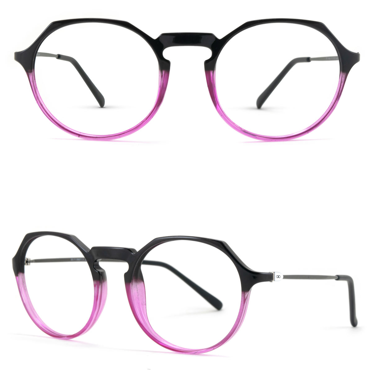 Armazon X02 Negro Brillo Rosa