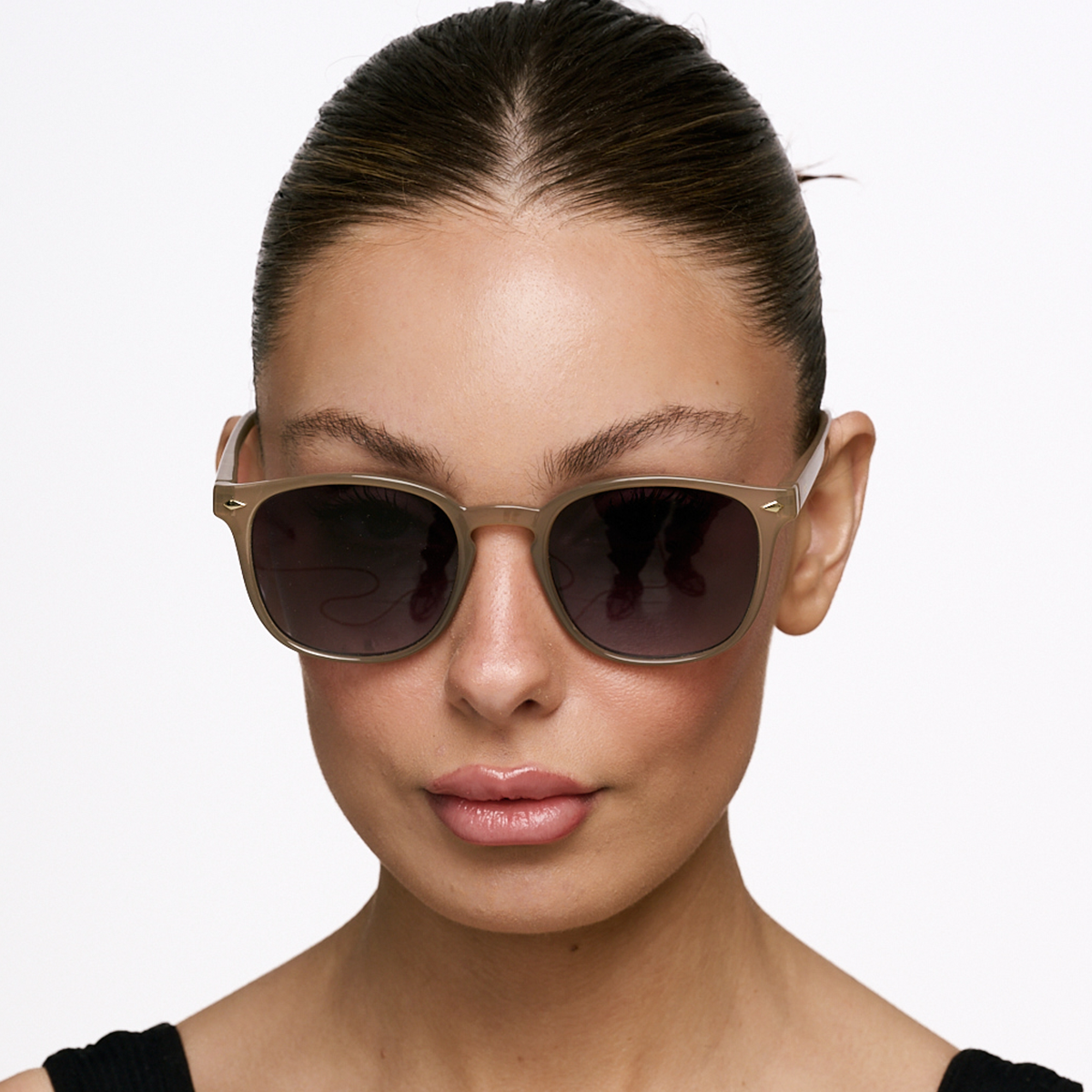 Xenote Milky Brown Lente Gris Degrade